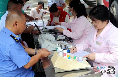 庐山市海会镇开展无偿献血志愿服务活动 组图